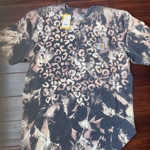Leopard Print Carhartt Pocket Tshirt NWT